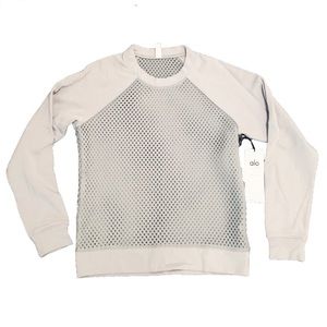 ALO YOGA MESH CREWNECK
